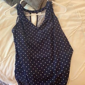 Polka dot blouse/ tank top